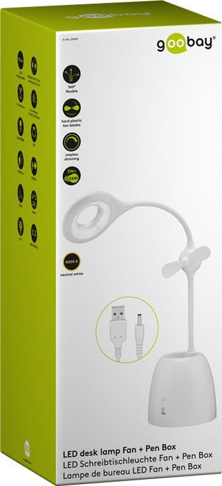 EAN 4040849554957 - Goobay 55495 lámpara de mesa Módulo LED SMD 3 W LED Blanco imagen 6