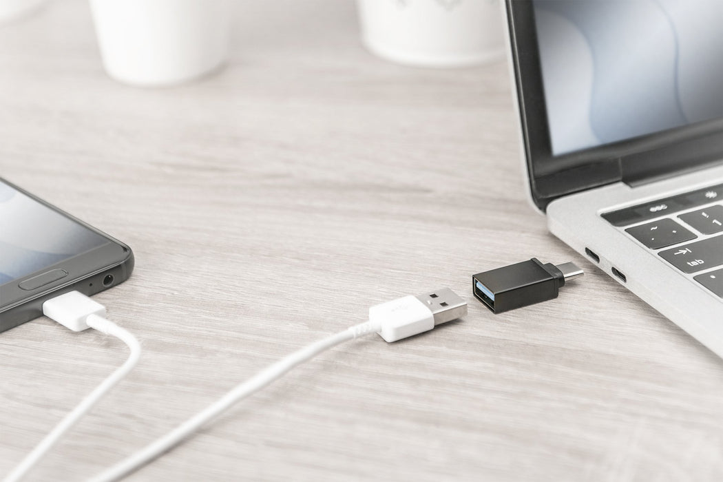 EAN 4016032370802 - Digitus AK-300506-000-S cambiador de género para cable USB C USB A Negro imagen 6