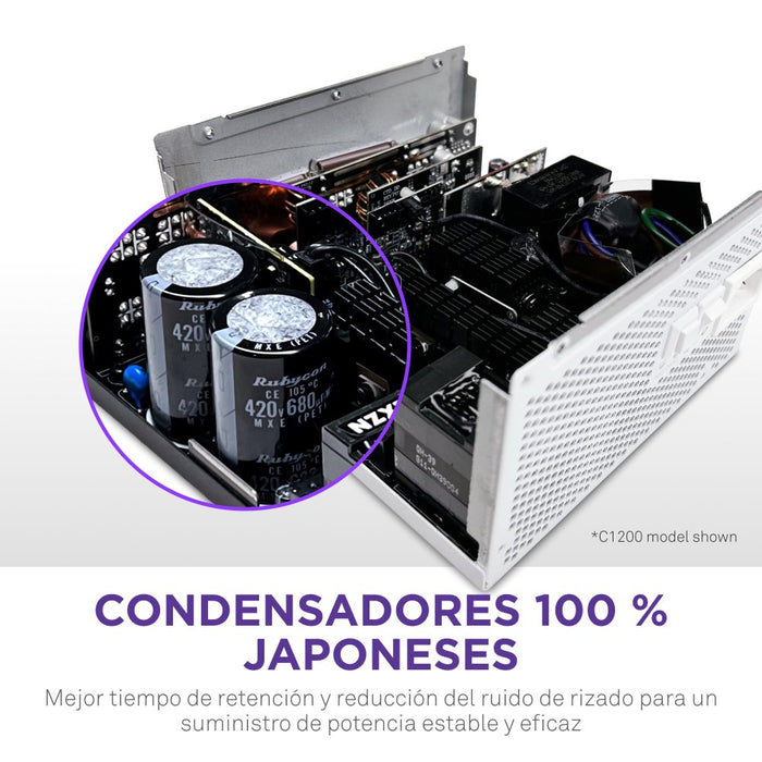 EAN 5056547206417 - NZXT C850 Gold ATX 3.1 unidad de fuente de alimentación 850 W 24-pin ATX Blanco imagen 8