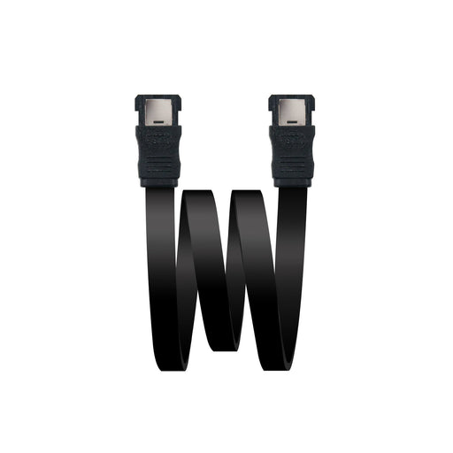 EAN 8433281000834 - Nanocable 10.18.0401 cable de SATA 0,5 m eSATA Negro imagen 1