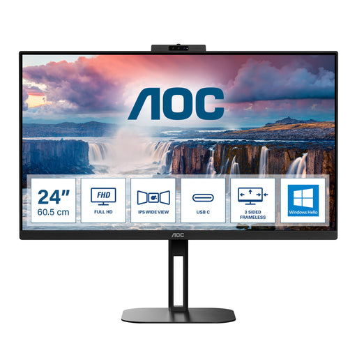 EAN 4038986140256 - AOC V5 24V5CW/BK pantalla para PC 60,5 cm (23.8") 1920 x 1080 Pixeles Full HD LED Negro imagen 1