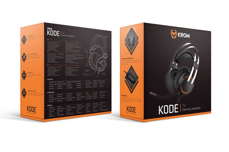 EAN 8436532165610 - Krom Kode Auriculares Alámbrico Diadema Juego Negro imagen 10