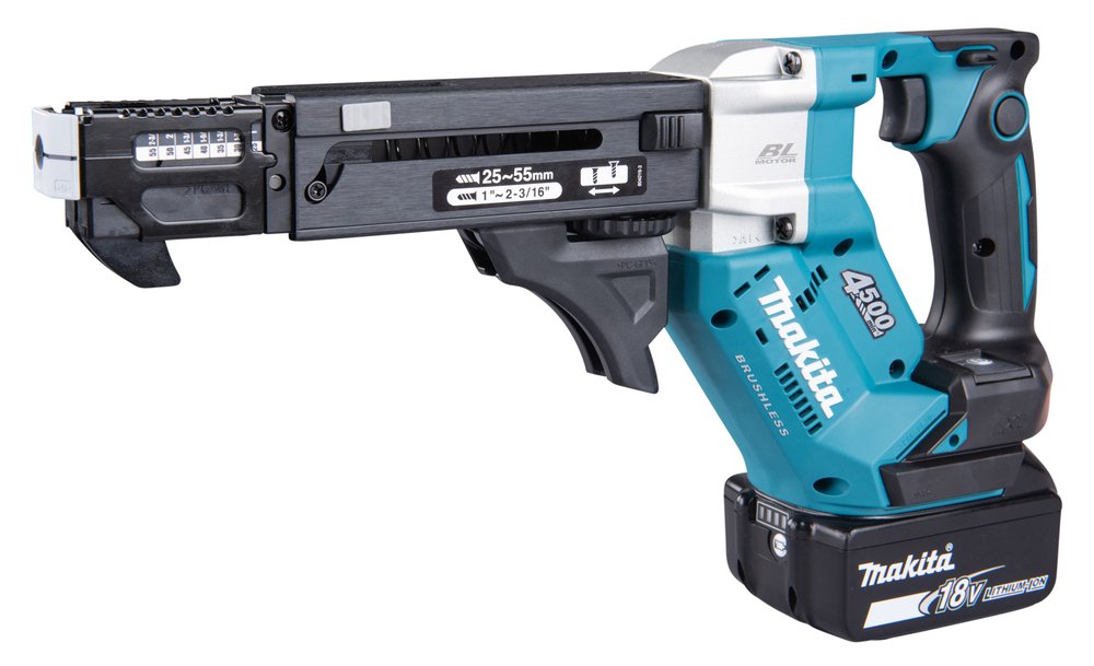 EAN 0197050003959 - Makita DFR552Z destornillador eléctrico y llave de impacto 4500 RPM Negro, Azul imagen 11