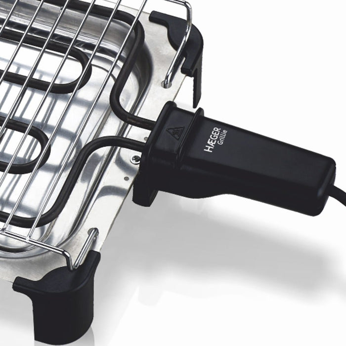 EAN 5608475008078 - Haeger Grillie Independiente 2000 W Acero inoxidable imagen 3