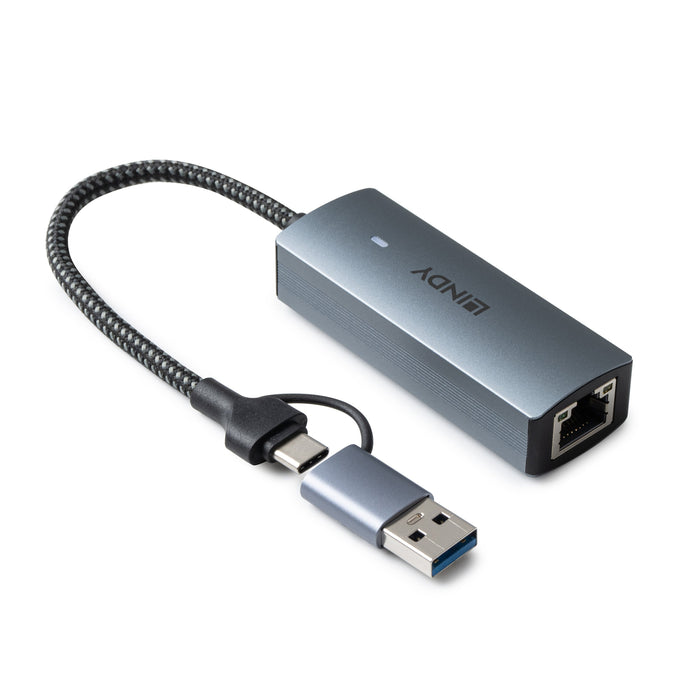 EAN 4002888434157 - Lindy 43415 hub de interfaz USB 3.2 Gen 2 (3.1 Gen 2) Type-C 5000 Mbit/s Gris imagen 5