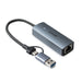 EAN 4002888434157 - Lindy 43415 hub de interfaz USB 3.2 Gen 2 (3.1 Gen 2) Type-C 5000 Mbit/s Gris imagen 5
