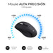 EAN 8436586743444 - SUBBLIM SUBKBC-DCOPW2 teclado Ratón incluido Hogar / Oficina RF Wireless + Bluetooth QWERTY Español Negro imagen 6