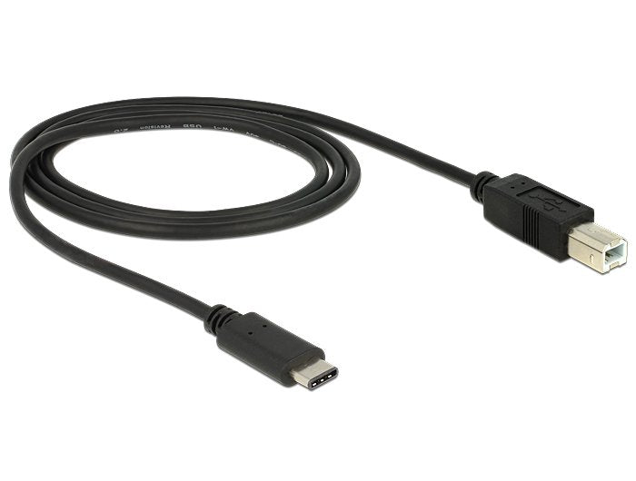 EAN 4043619836017 - DeLOCK 83601 cable USB USB 2.0 1 m USB C USB B Negro imagen 2