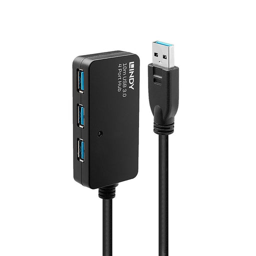 EAN 4002888431590 - Lindy 43159 hub de interfaz USB 3.2 Gen 1 (3.1 Gen 1) Type-A 5000 Mbit/s Negro imagen 1