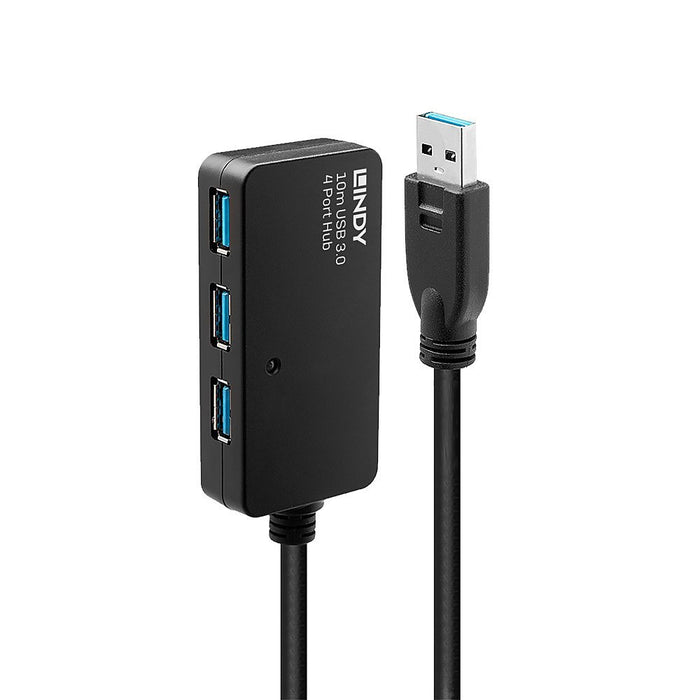 EAN 4002888431590 - Lindy 43159 hub de interfaz USB 3.2 Gen 1 (3.1 Gen 1) Type-A 5000 Mbit/s Negro imagen 1
