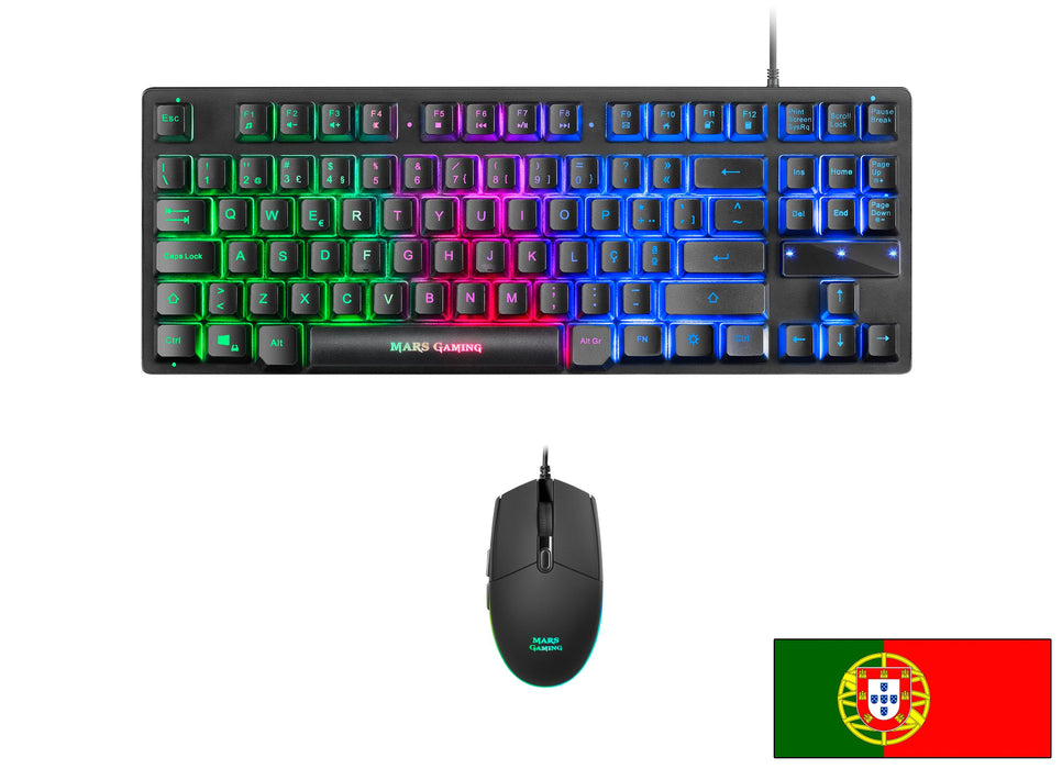 EAN 4710562755459 - Mars Gaming MCPTKLPT teclado Ratón incluido Juego USB Negro imagen 1