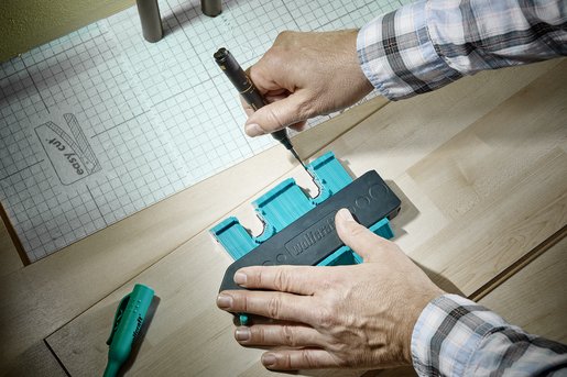 EAN 4006885694903 - wolfcraft GmbH 6949000 galga de radio Profile gauge Negro, Azul imagen 7