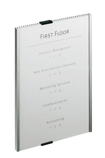 EAN 4005546400082 - Durable Info Sign Acrílico, Aluminio Plata imagen 1