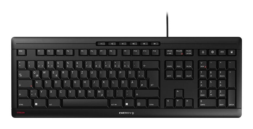 EAN 4025112090172 - CHERRY STREAM teclado Oficina USB QWERTZ Alemán Negro imagen 1