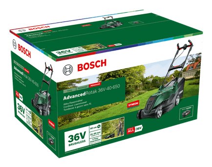 EAN 4059952658018 - Bosch AdvancedRotak Cortacésped de empuje a gasolina Batería Verde imagen 9