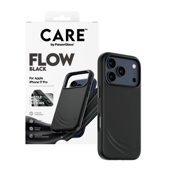 EAN 5715685027253 - PanzerGlass CARE by ® Feature FLOW Case Black w. MagSafe iPhone 17 Pro funda para teléfono móvil Negro imagen 5