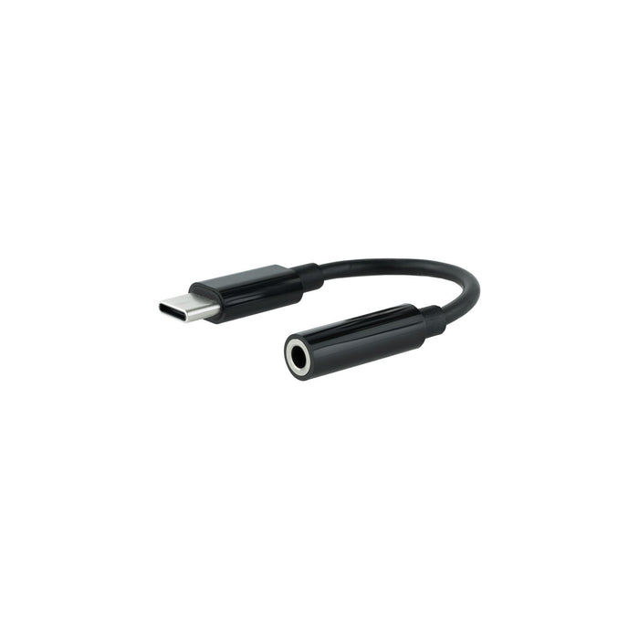 EAN 8433281012219 - Nanocable 10.24.1205 cable de audio 0,11 m 3,5 mm USB Tipo C imagen 1