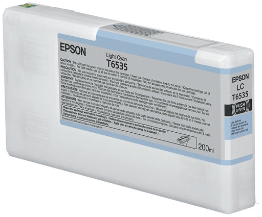 EAN 0010343877658 - Epson T6535 Light Cyan Ink Cartridge (200ml) cartucho de tinta 1 pieza(s) Original imagen 1