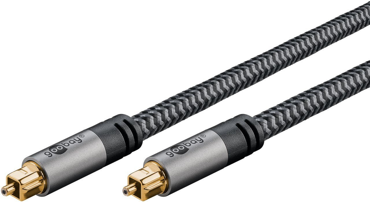 EAN 4040849653056 - Goobay 65305 cable de audio 2 m Toslink Negro, Plata imagen 1