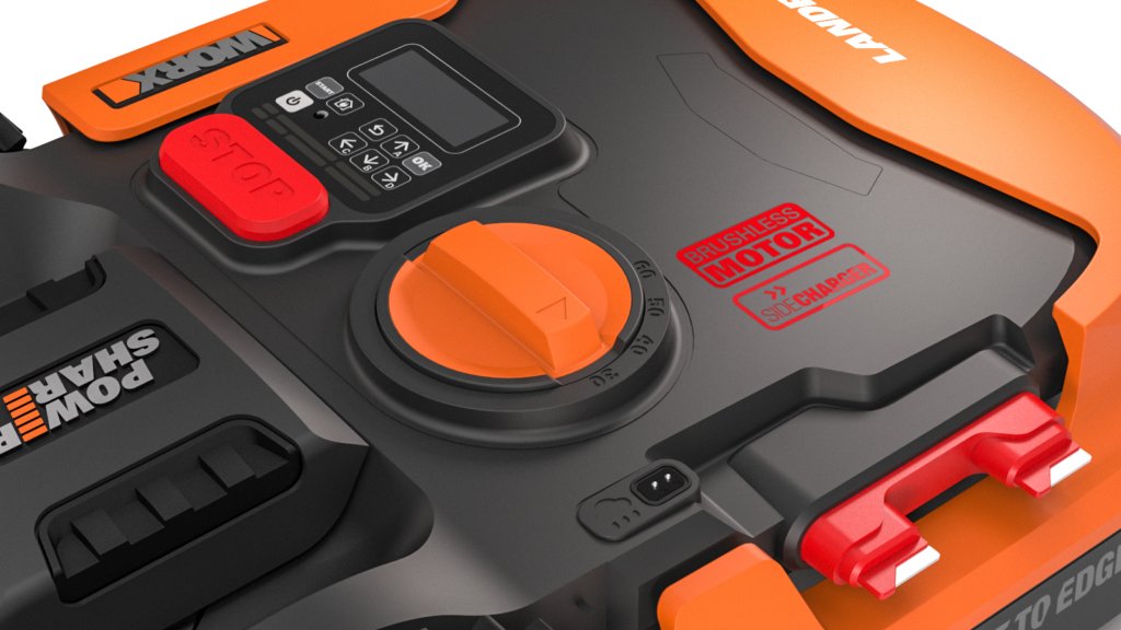 EAN 6924328320036 - WORX WR155E cortadora de césped Robot cortacésped Batería Negro, Naranja imagen 3