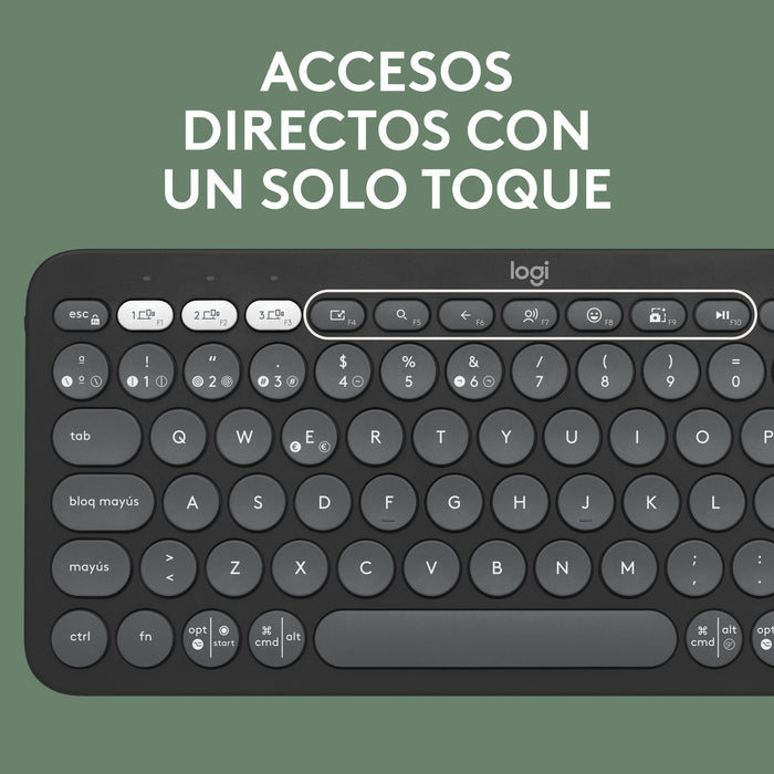 EAN 5099206115651 - Logitech 920-012227 teclado Ratón incluido Universal RF Wireless + Bluetooth QWERTY Español Grafito imagen 13