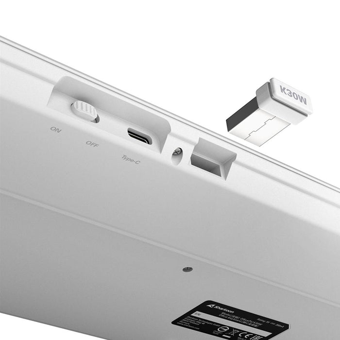 EAN 4044951042340 - Sharkoon OfficePal K30W wh teclado Hogar / Oficina USB QWERTZ Alemán Blanco imagen 7