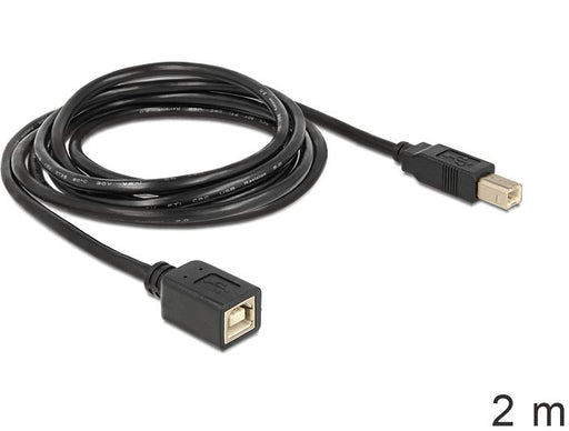 EAN 4043619834273 - DeLOCK USB2.0-B - USB2.0-B, 2m cable USB USB B Negro imagen 1