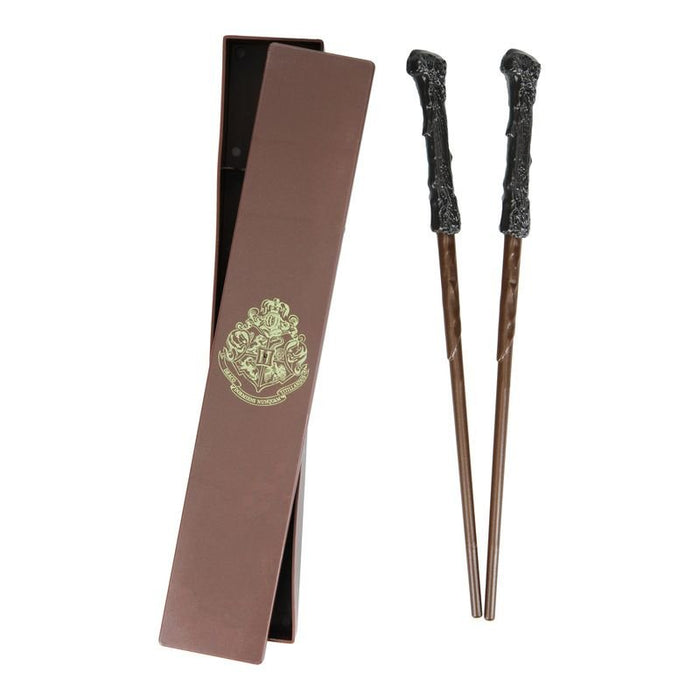 EAN 5056577712902 - Paladone Harry Potter Wand Chopsticks in Box Juego de palillos Marrón imagen 1