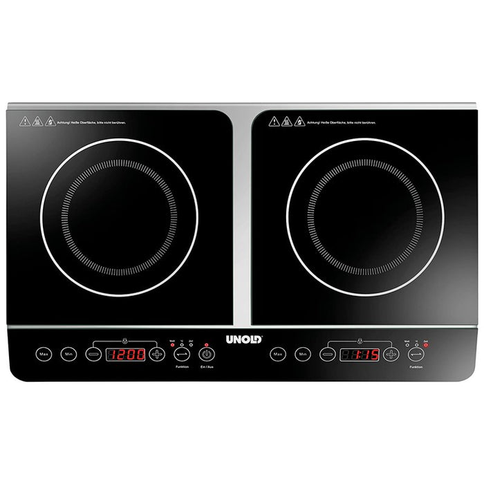 EAN 4011689581755 - Unold 58175 hobs Negro, Acero inoxidable Encimera 60 cm Con placa de inducción 2 zona(s) imagen 2