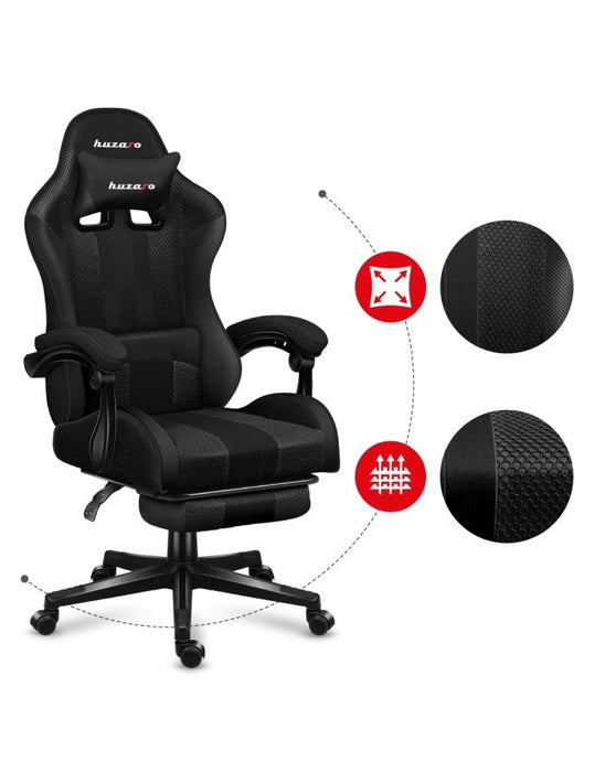 EAN 5903796011401 - Huzaro FORCE 4.7 Silla para videojuegos de PC Asiento (de seguridad) de butaca Negro imagen 14