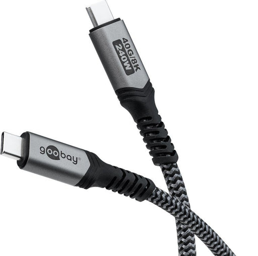 EAN 4040849742101 - Goobay 74210 cable USB 0,5 m USB C Negro, Gris imagen 1