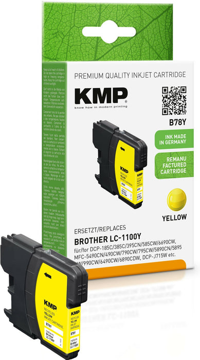 EAN 4011324370683 - KMP B78Y cartucho de tinta 1 pieza(s) Compatible Amarillo imagen 1