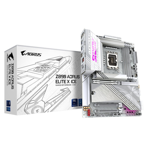 EAN 4719331864989 - GIGABYTE Z890 AORUS ELITE X ICE Intel Z890 LGA 1851 (Socket V1) ATX imagen 1
