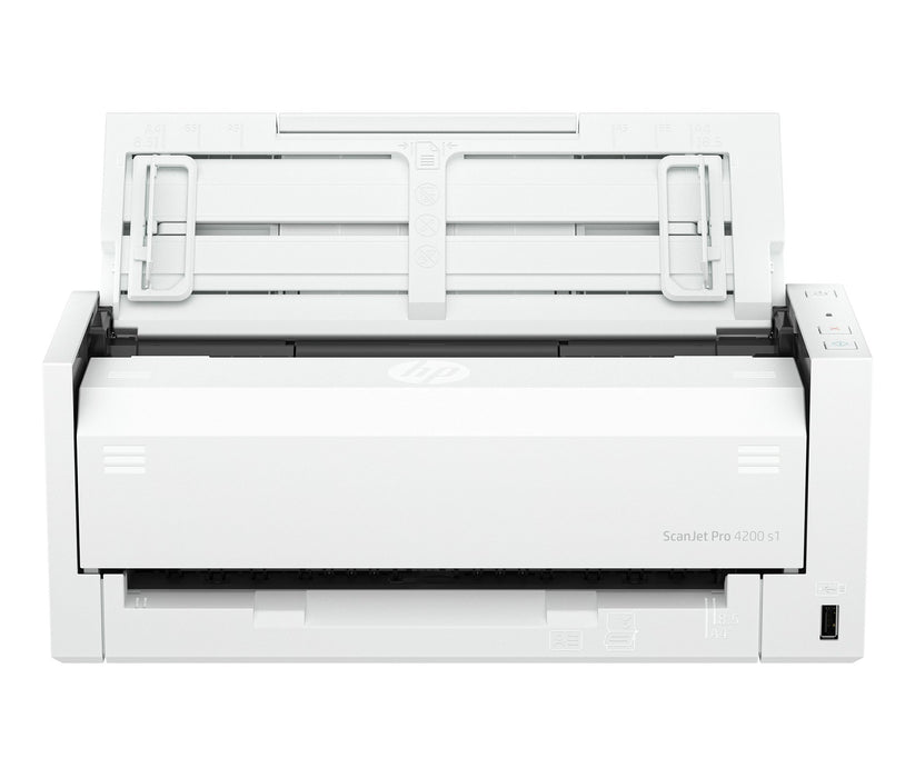 EAN 0198701401049 - HP ScanJet Pro 4200 s1 Escáner con alimentador automático de documentos (ADF) 600 x 600 DPI A4 Azul, Blan imagen 1