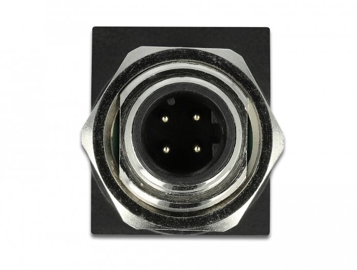 EAN 4043619663132 - DeLOCK 66313 cambiador de género para cable M12 RJ45 Negro imagen 2