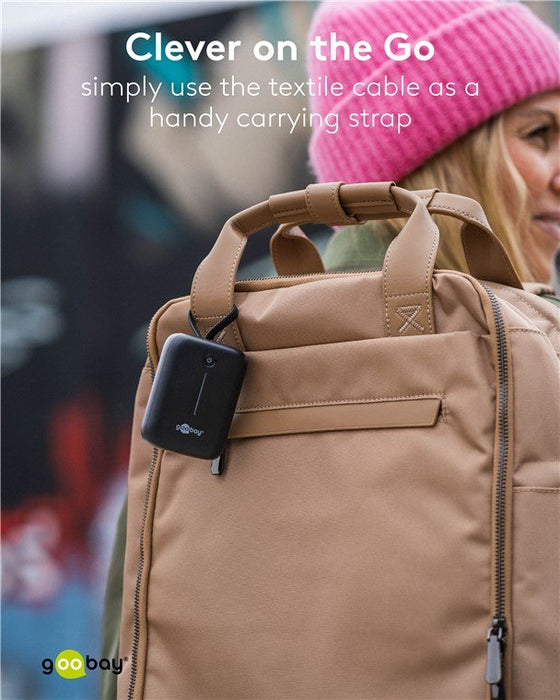 EAN 4040849762512 - Goobay 76251 batería externa Polímero de litio 10000 mAh Negro imagen 6