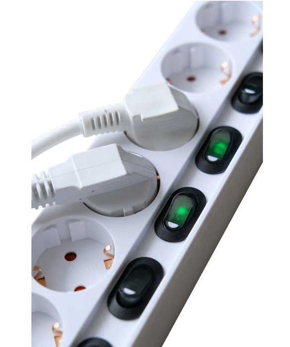 EAN 4007123667499 - Brennenstuhl 1153110126 base múltiple 2 m 6 salidas AC Interior Blanco imagen 5