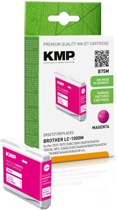 EAN 4011324370492 - KMP B75M cartucho de tinta 1 pieza(s) Compatible Magenta imagen 1