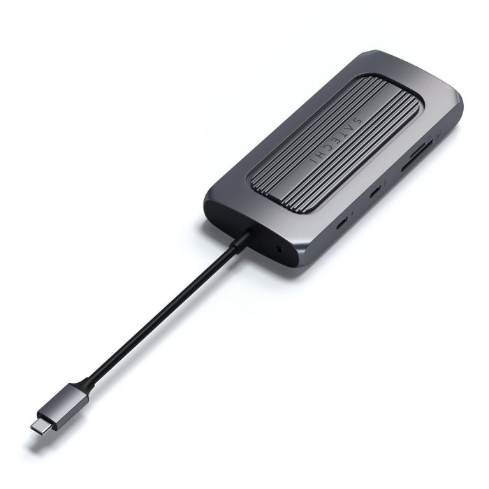 EAN 0810086360130 - Satechi ST-UCMXAM base para portátil y replicador de puertos USB 3.2 Gen 1 (3.1 Gen 1) Type-C Gris imagen 3