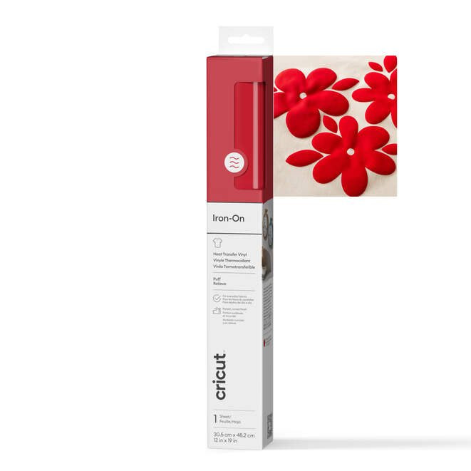 EAN 93573949104 - Cricut Puff Iron-On Rollo de vinilo de termotransferencia Vinilo de termotransferencia liso imagen 1