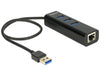 EAN 4043619626533 - DeLOCK 62653 base para portátil y replicador de puertos Alámbrico USB 3.2 Gen 1 (3.1 Gen 1) Type-A Negro imagen 1