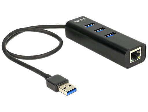EAN 4043619626533 - DeLOCK 62653 base para portátil y replicador de puertos Alámbrico USB 3.2 Gen 1 (3.1 Gen 1) Type-A Negro imagen 1