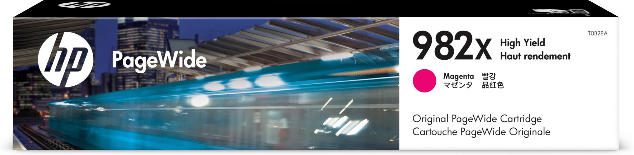 EAN 0190781050100 - HP 982X High Yield Magenta Original PageWide Cartridge cartucho de tinta 1 pieza(s) Alto rendimiento (XL) imagen 1