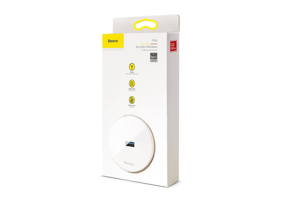 EAN 6953156284265 - Baseus CAHUB-G02 hub de interfaz USB 2.0 Type-C Blanco imagen 3