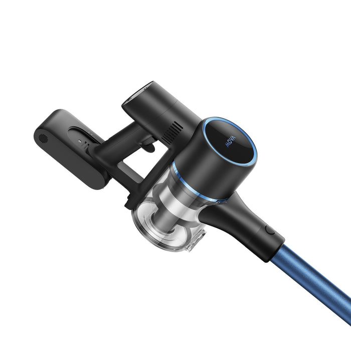 EAN 6977328062215 - MOVA Tech S4 Aspiradora escoba 2 en 1 Batería Secar Sin bolsa 0,6 L 425 W Negro, Azul 2,5 Ah imagen 4