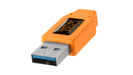 EAN 0818307010178 - Tether Tools CU3017 cable USB USB 3.2 Gen 1 (3.1 Gen 1) 5 m USB A Naranja imagen 4