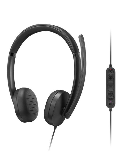 EAN 195892122333 - Lenovo VoIP Headset 5000 Auriculares Alámbrico Diadema Oficina/Centro de llamadas USB Tipo C Negro imagen 5
