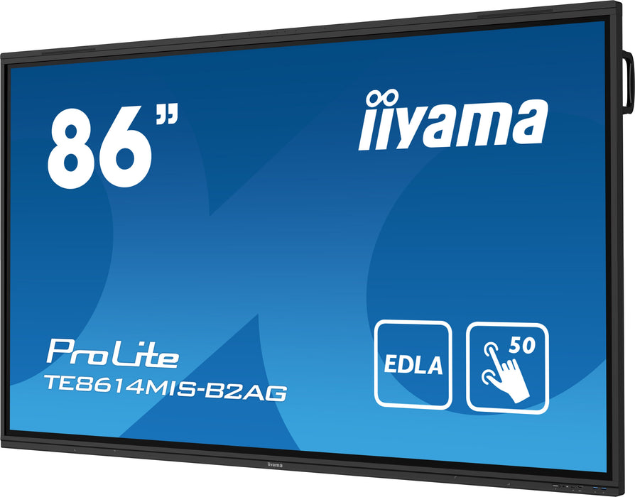 EAN 4948570124046 - iiyama PROLITE TE8614MIS-B2AG Pantalla plana para señalización digital 2,18 m (86") LCD Wifi 435 cd / m²  imagen 4