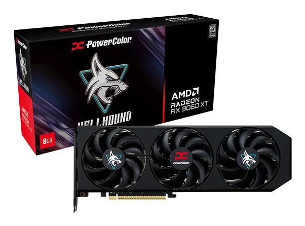 EAN 4713436175971 - PowerColor Hellhound AMD Radeon RX 9060 XT 8GB GDDR6 imagen 1