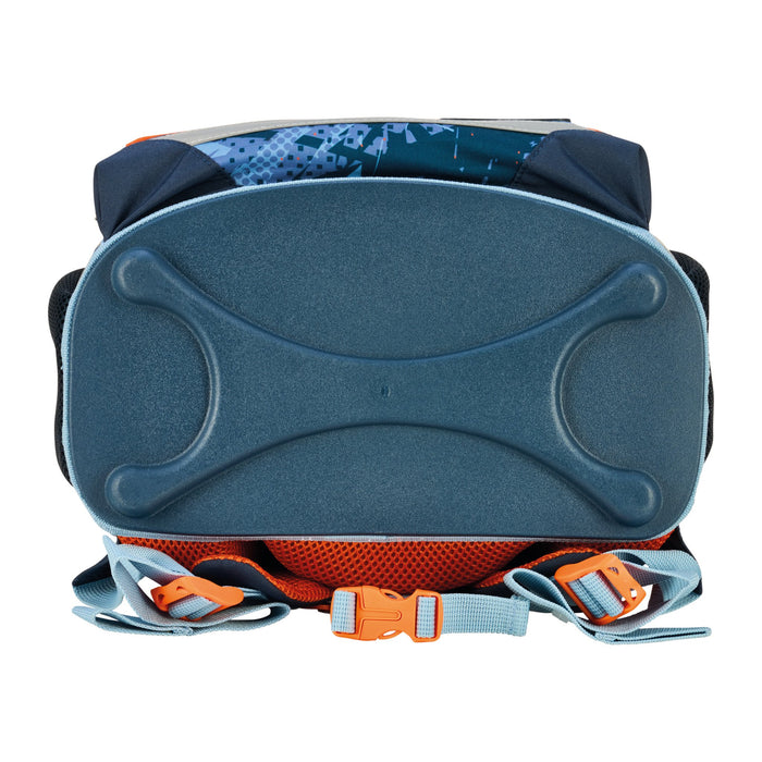 EAN 4008110397139 - Herlitz Loop Plus TechMech juego de mochila escolar Niño Poliéster Azul, Naranja imagen 6